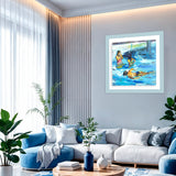 Claudio Malacarne - Piscina - Serigrafia polimaterica