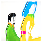 MARCO LODOLA - RIDING LOVE - SERIGRAFIA DA APPOGGIO IN PLEXIGLASS