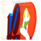 MARCO LODOLA - VINTAGE LOVE - SERIGRAFIA DA APPOGGIO IN PLEXIGLASS