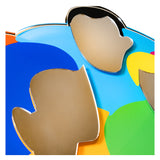 MARCO LODOLA - IL VOLTO DEGLI ALTRI - SCULTURA IN PLEXIGLASS E SPECCHI