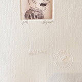 Franz Borghese - Militare - Incisione Carta Magnani