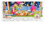 Francesco Musante - Nel Circo della Vita i Sogni sono Protagonisti - Serigrafia Polimaterica