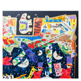 Francesco Musante - Entro in un Nuovo Giorno - Serigrafia Polimaterica