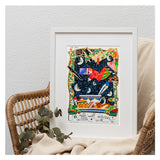 Francesco Musante - Un Tuffo nelle Dolcezze della Vita - Serigrafia Polimaterica