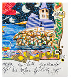 Francesco Musante - Una Tranquilla Notte di Mezza Estate - Serigrafia Polimaterica