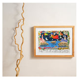 Francesco Musante - Una Tranquilla Notte di Mezza Estate - Serigrafia Polimaterica