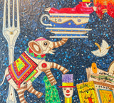 Francesco Musante - Entriamo in questo film - Serigrafia materica