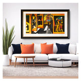 Ugo Nespolo - Spazio Metafisico - Acquaforte Acquatinta