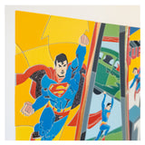 Ugo Nespolo - SuperMan - Serigrafia