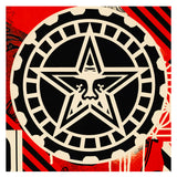 Obey - Gears of Justice - Serigrafia