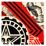 Obey - Gears of Justice - Serigrafia