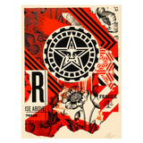 Obey - Gears of Justice - Serigrafia