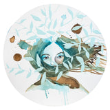 Sam Punzina - Nel vento - Tecnica mista su tela