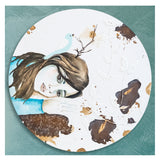 Sam Punzina - Melanconia - Tecnica mista su tela