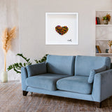 MASSIMO SIRELLI - COLORFUL LOVE RISIKO - ASSEMBLAGE SU TELA