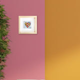 MASSIMO SIRELLI - COLORFUL LOVE (4) - MIXED MEDIA SU LAMIERA