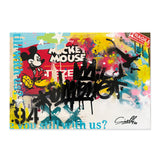 MASSIMO SIRELLI - MICKEY VANDALS - ACRILICO SU CARTONCINO