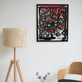 MASSIMO SIRELLI - ROBOT DOODLEBOT - MIXED MEDIA SU LAMIERA