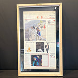 MASSIMO SIRELLI - ROBOT LOVE DUBAI - ACRILICO SU QUOTIDIANO