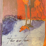 Pino Procopio - Una storia d'amore - Serigrafia su cartoncino