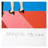 UGO NESPOLO - WHERE ARE YOU KEITH? - SERIGRAFIA