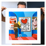 UGO NESPOLO - WHERE ARE YOU KEITH? - SERIGRAFIA