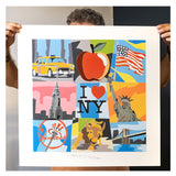 UGO NESPOLO - NEW YORK FANTASIA - SERIGRAFIA