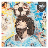 Vincenzo Mascoli - Maradona - Stampa Materica su Tela