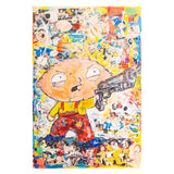 Vincenzo Mascoli - Stewie - Stampa Materica su Tela