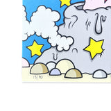 Aleandro Roncarà - O'Vesuvio! - Serigrafia su cartoncino pesante