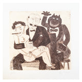 Franz Borghese - Il Pianista - Acquaforte su Carta Magnani