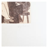 Franz Borghese - Il Pianista - Acquaforte su Carta Magnani