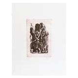 Franz Borghese - Soldati di Napoleone - Acquaforte su Carta Magnani