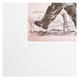 Franz Borghese - Ufficiale Napoleonico - Acquaforte su Carta Magnani