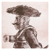 Franz Borghese - Ufficiale Napoleonico - Acquaforte su Carta Magnani