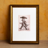 Franz Borghese - Ufficiale Napoleonico - Acquaforte su Carta Magnani