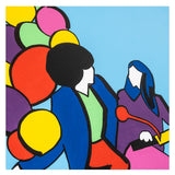 Marco Lodola - Vespa - Opera Unica - Tecnica Mista su Tela