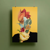 ETIMOINCERTO - SILENT FLOWER (YELLOW) - STAMPA DIGITALE