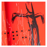 Blvckjep - Tavole della Buona Notte "Rosso" - Spray e Marker Acrilico su Libro d’Epoca