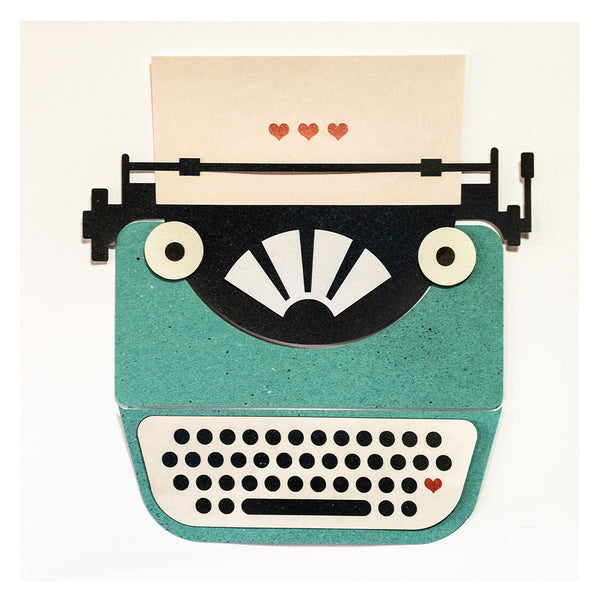 Carmine Luino - Typewriter - Carta Ritagliata