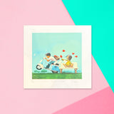 Diego Santini - Amore a prima vista - Serigrafia