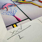 Mark Kostabi - Feline Dreams - Serigrafia UV