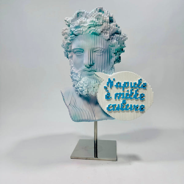 Daniele Fortuna - Napul'è mille culur - Scultura in Legno