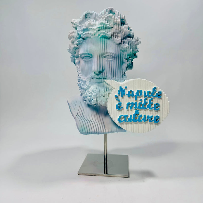 Daniele Fortuna - Napul'è mille culur - Scultura in Legno