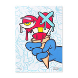 Aleandro Roncarà - Freeze Love -  Serigrafia su cartoncino