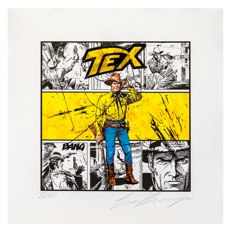 La Rouge - Tex - Fine Art Print Retouchè