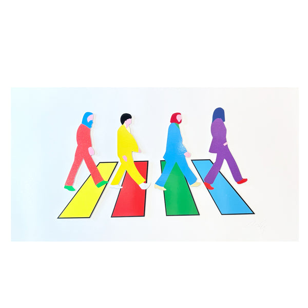 MARCO LODOLA - ABBEY ROAD (BIG) - SERIGRAFIA