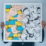 Luigi Massa - Snoopy Paper - Opera Digitale su Carta Cotone