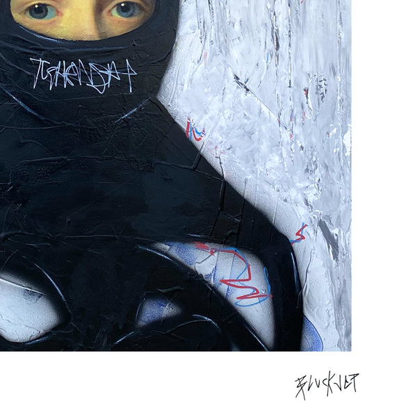 BLVCKJEP - M’MANC L’ARIA - STAMPA DIGITALE SU CARTA PATINATA