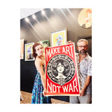 Obey - Make Art Not War - Litografia